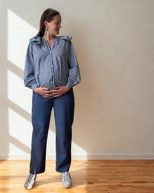 Jean de grossesse - Haussmann Bleu