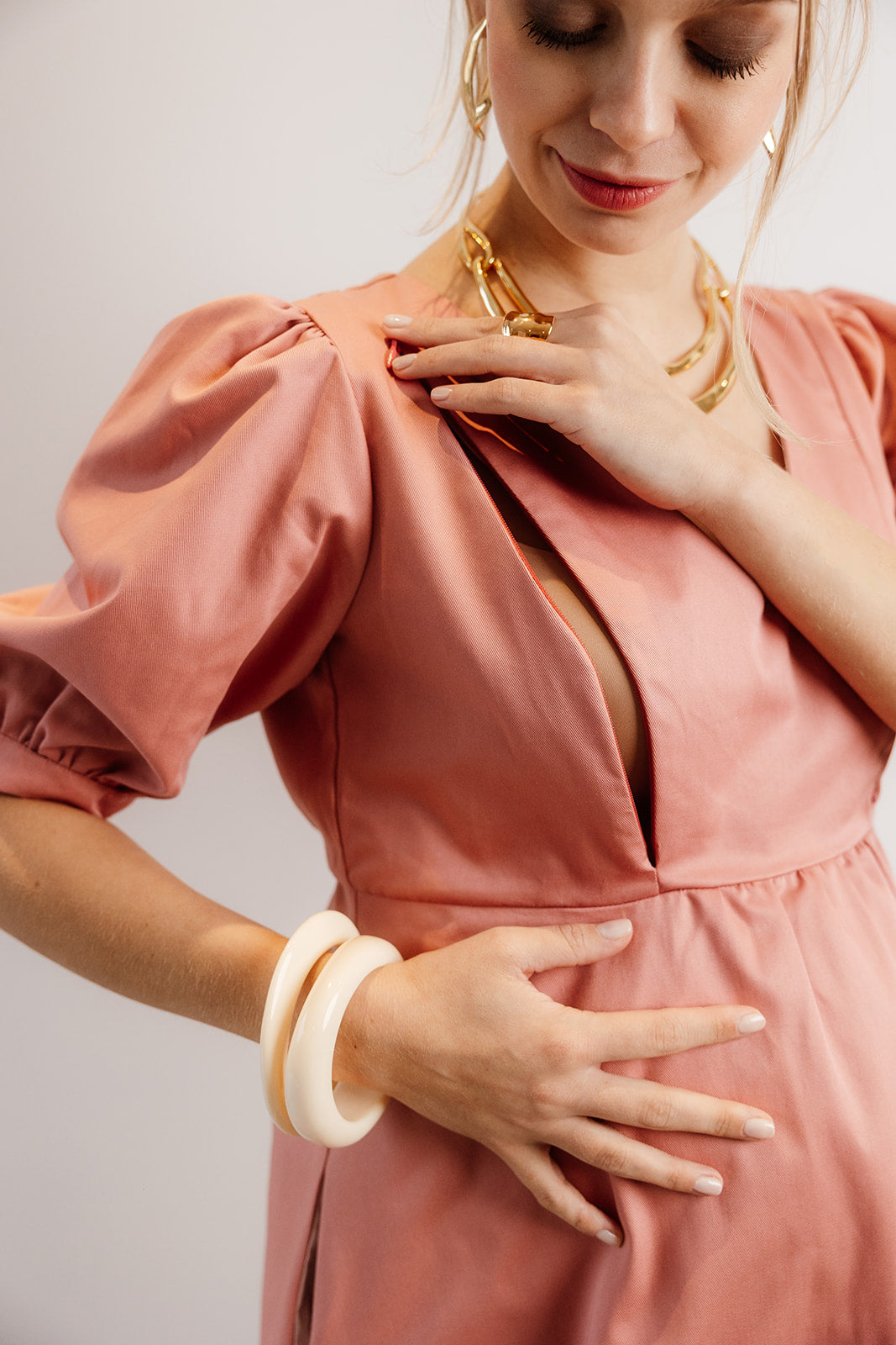 Location - Robe Madrague - Rose blush