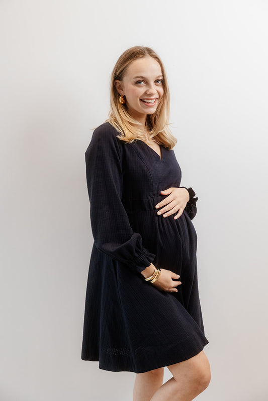 Umstands- und Stillkleid - Majorelle