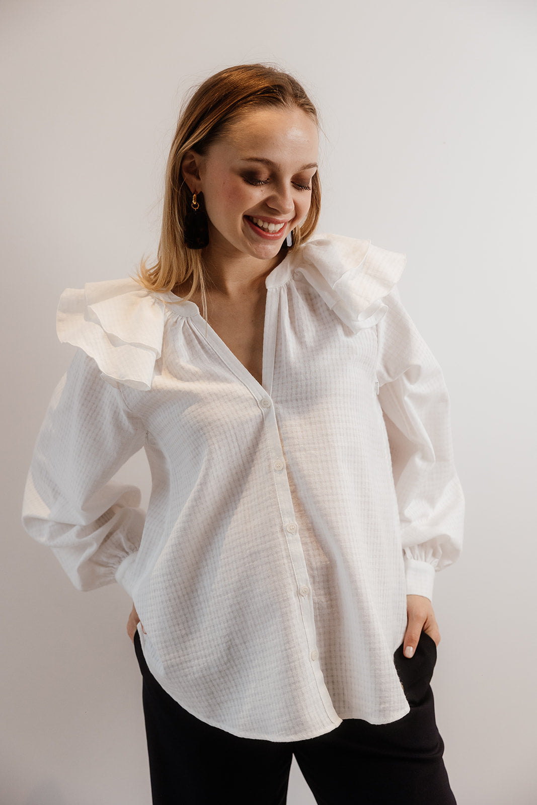 Blouse Batignolles - Blanche