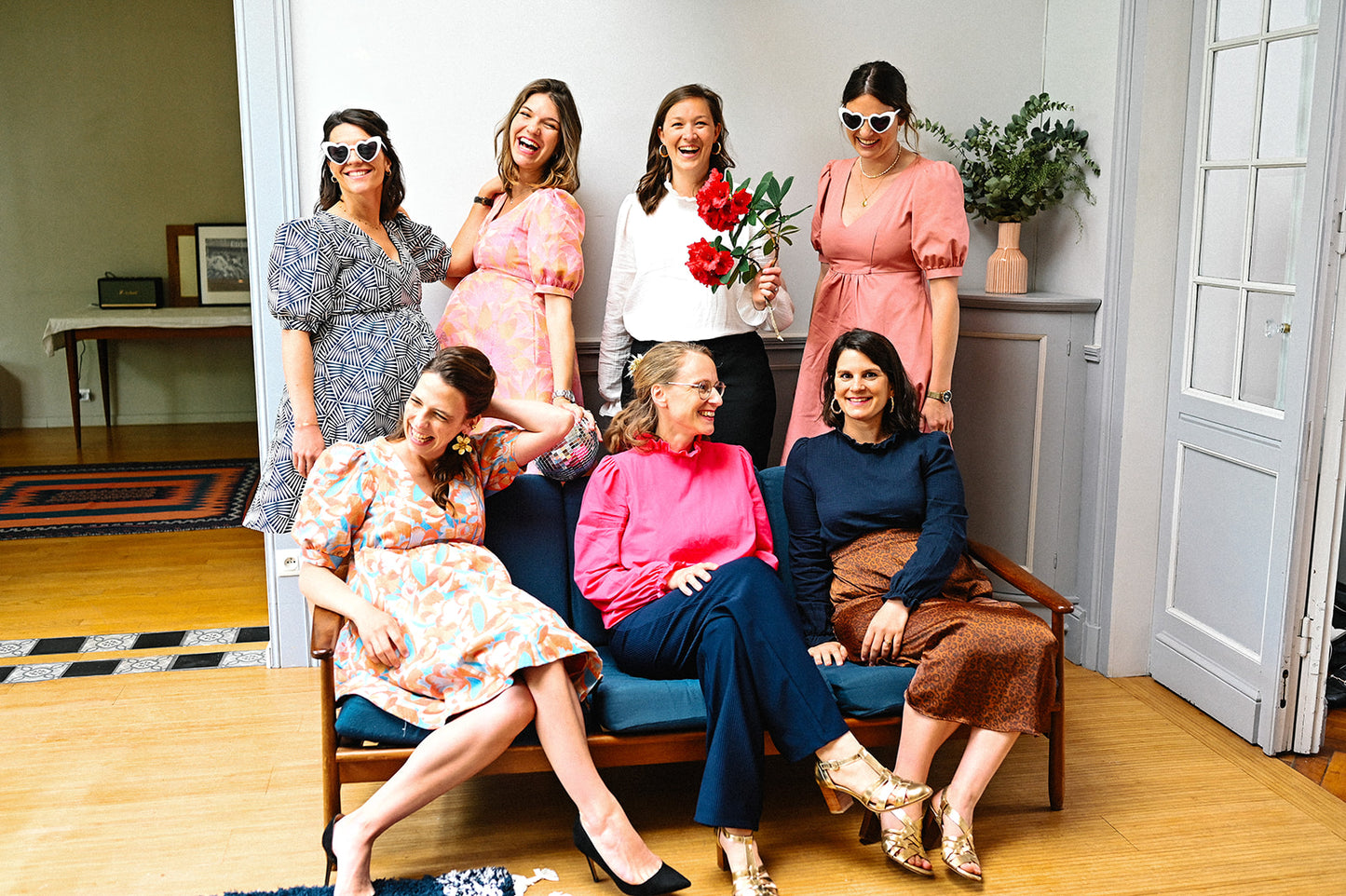 Verleih – Madrague-Kleid – Marineblau