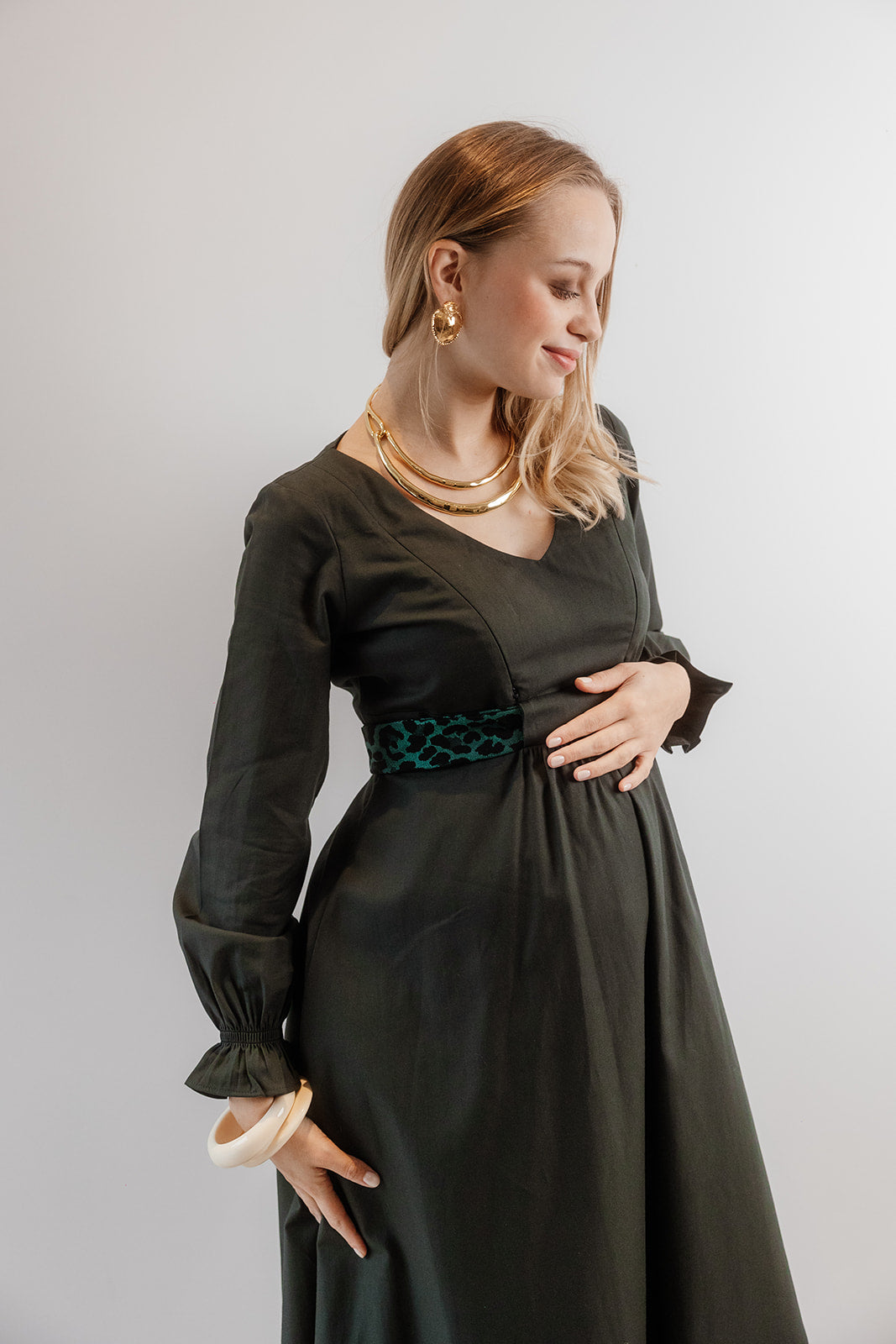 Robe Bruges - Vert sapin