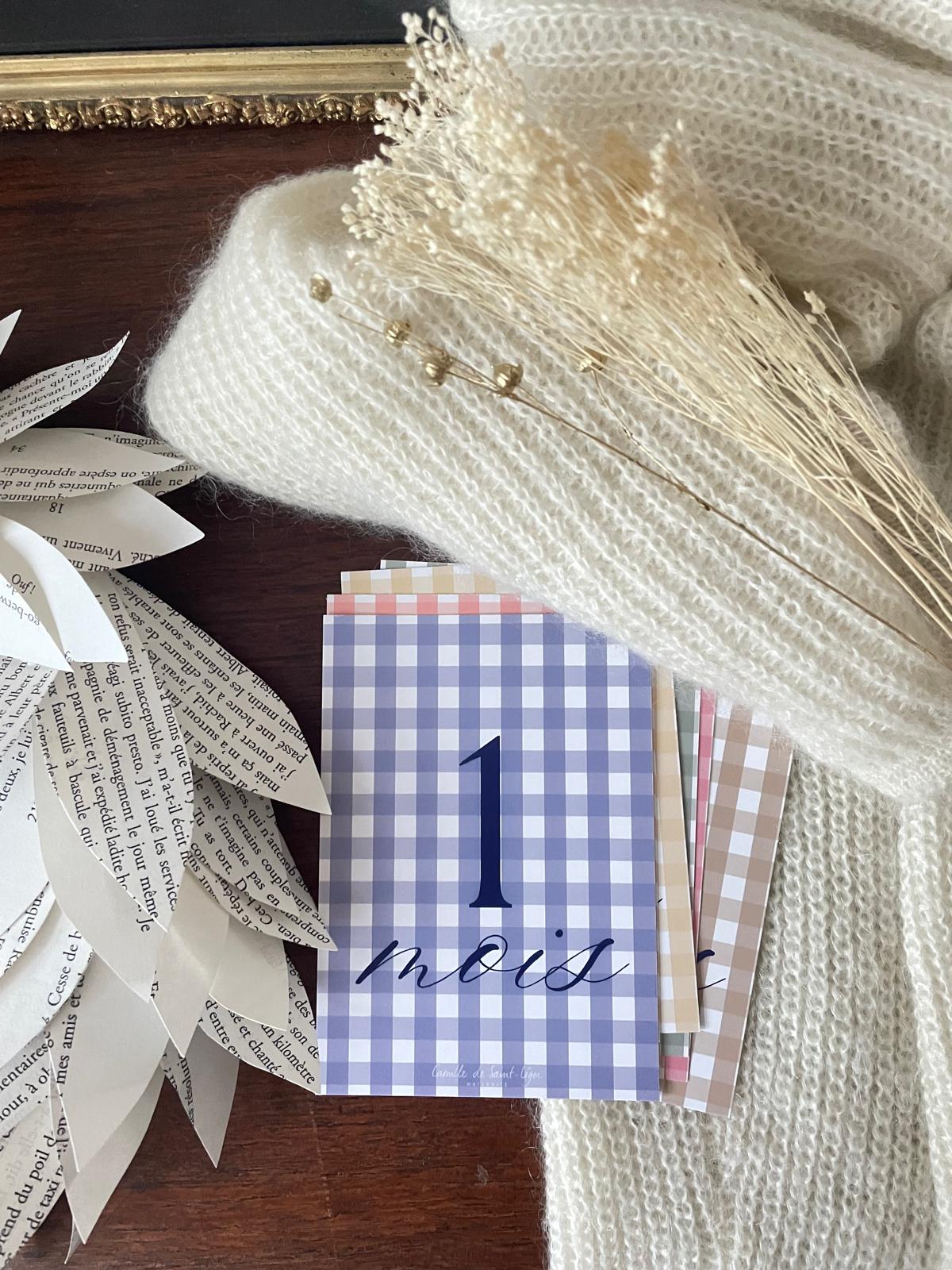 Meilensteinkarten – Schwangerschaft und erstes Jahr des Babys