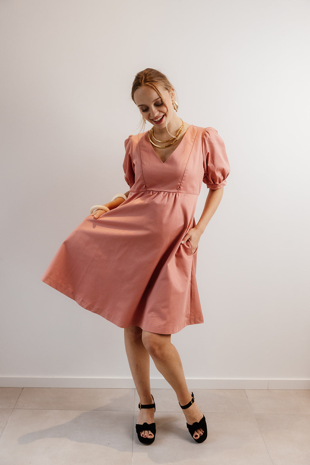 Madrague Dress - Blush pink