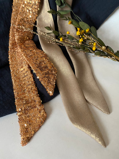 Golden party sash